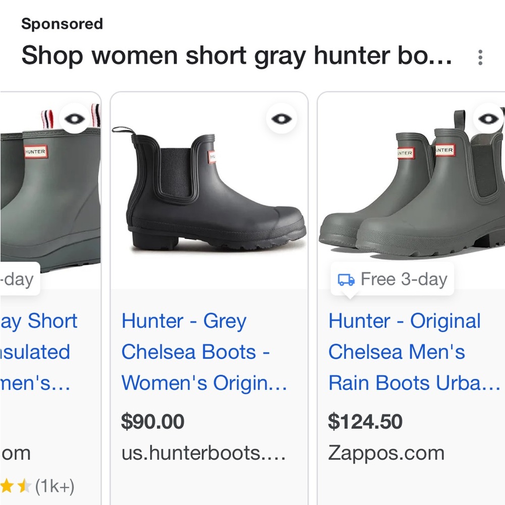 women hunter short rain boots